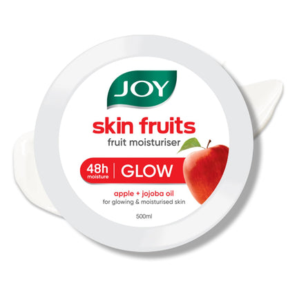 Joy Skin Fruits Moisturizing Skin Cream With Apple, Jojoba & Almond Oil (500ml)