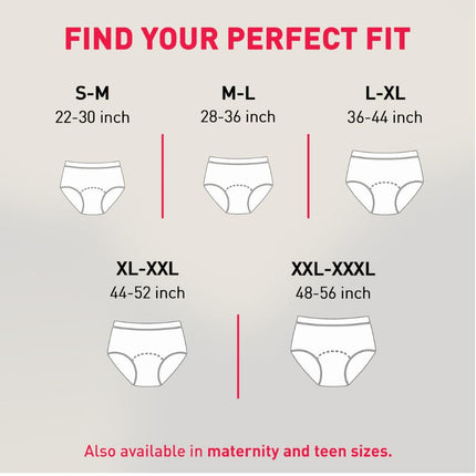 Sirona Disposable Period Panty for Girls & Women | L-XL | Pack of 5