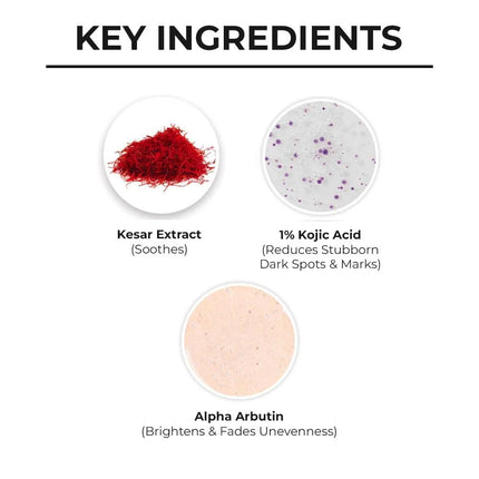 Dr. Sheth's Kesar & Kojic Acid Oil-Free Moisturizer For Men & Women | 50 g