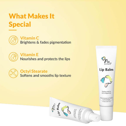 Fixderma Lip Balm With Vitamin C & E Dark Lips | 15ml