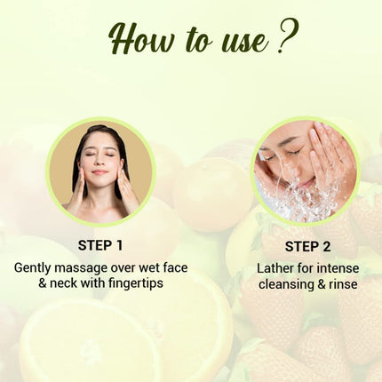 Biotique Fruit Brightening Face Wash for All Skin Types | 200mL