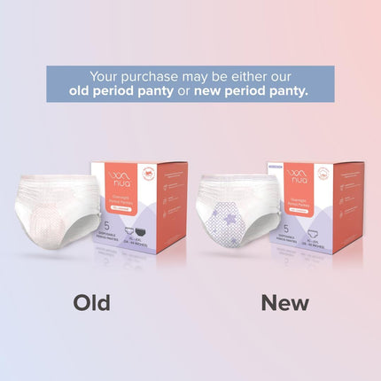 Nua 360° Comfort Period Panties (XL-XXL) | Pack of 5
