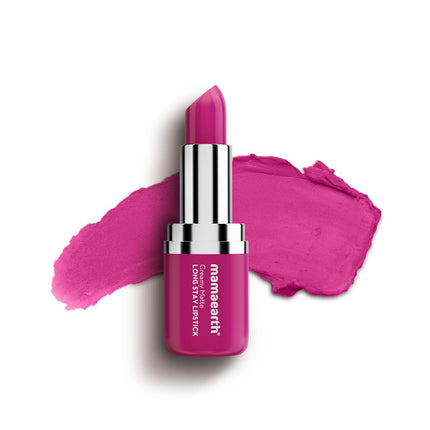 Mamaearth Creamy Matte Long Stay Lipstick with Murumuru Butter -4.2g