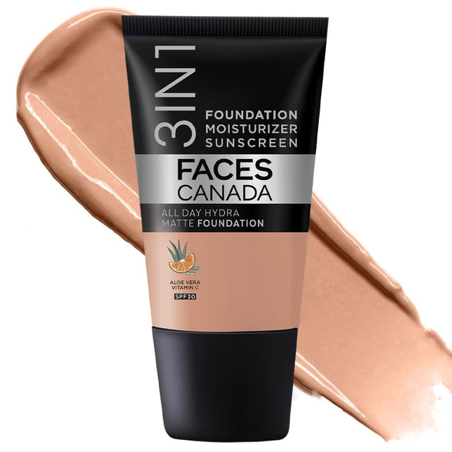 FACESCANADA Cream All Day Hydra Matte Foundation-18 ml