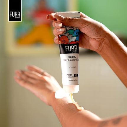 FURR Natural Hair Removal Cream -100gm|Pack Of 2