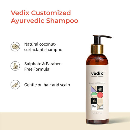 Vedix Dhavath Hairfall Shampoo For Hair Growth | 200ml