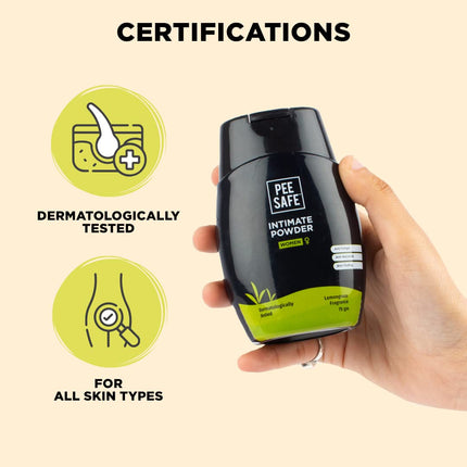 Pee Safe Intimate Powder 75 Grams | Pack of 3