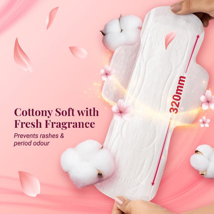 NIINE Naturally Soft Ultra Thin XL+ Sanitary Napkins for Heavy Flow (Pack of 2) 30 Pads