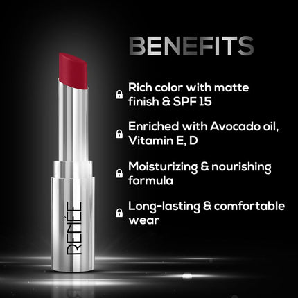 RENEE Matte Lock Lipstick-3.5gm