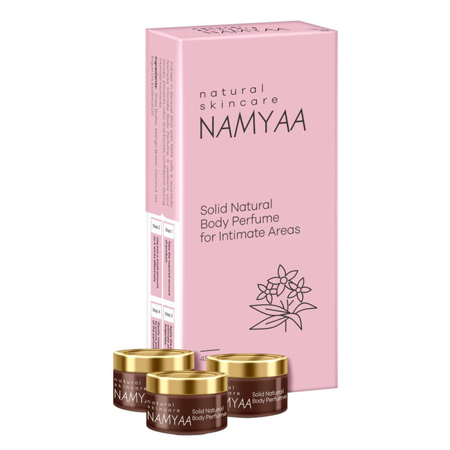 Namyaa Solid Natural Body Perfume-15g (Pack of 3)