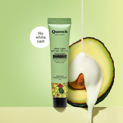 QUENCH BOTANICS Vitamin E SPF 50+ PA++++All Skin Sunscreen-15ML
