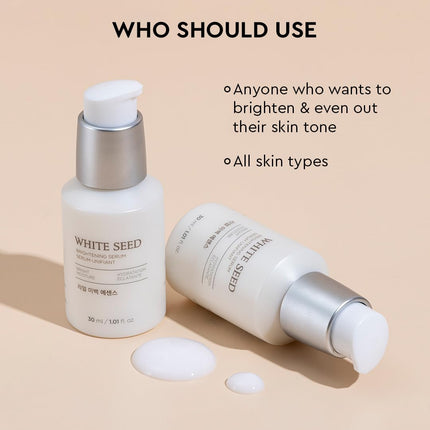 The Face Shop White Seed Brightening Face Serum with Niacinamide & Hyaluronic Acid -30ml
