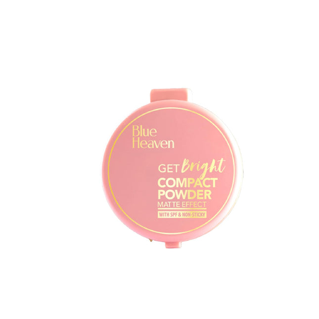 Blue Heaven Get Bright Compact Powder for Women With SPF Sun Protection-16g