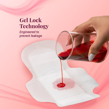 NIINE Naturally Soft Ultra Thin XL+ Sanitary Napkins |320mm (Pack of 1) 50 Pads