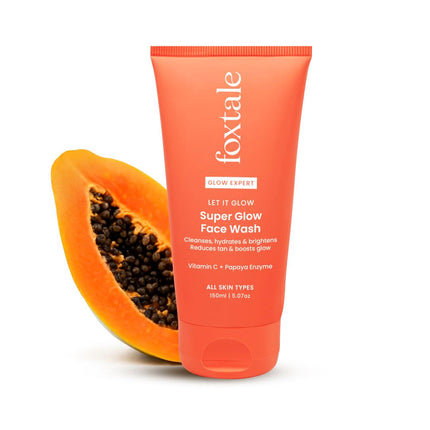 Foxtale Vitamin C Super Glow Face Wash with Papaya enzyme 150ml