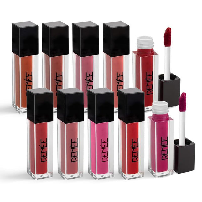 RENEE Stay Forever Matte Liquid Lipstick Combo Pack of 10