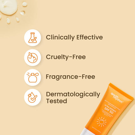Earth Rhythm Ultra Defence Hybrid Sunscreen SPF 50 – UVA/UVB- 50ml