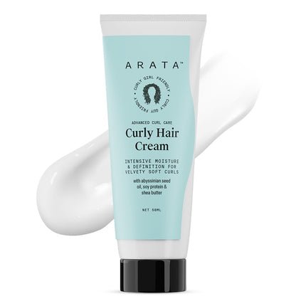 Arata Curl Cream For Curly, Frizzy & Dry Hair-50g