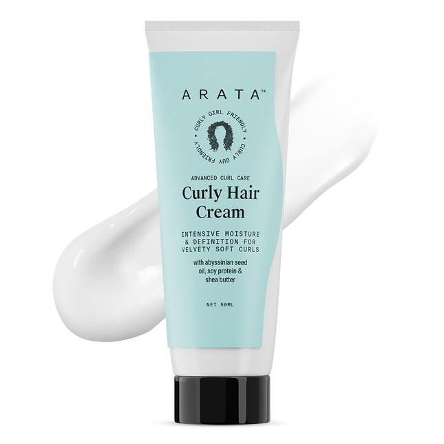 Arata Curl Cream For Curly, Frizzy & Dry Hair-50g