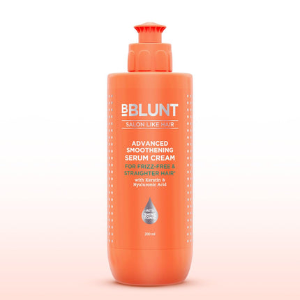 BBlunt Advanced Smoothening Serum Cream with Keratin & Hyaluronic Acid - 200 ml