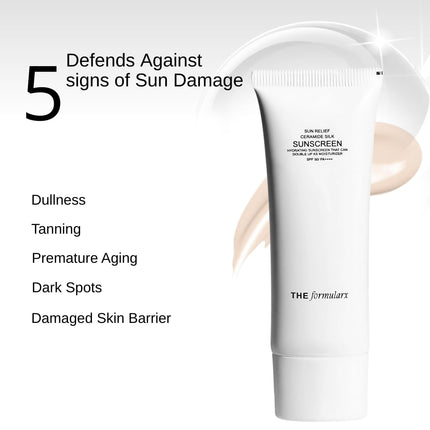 The Formularx Sun Relief Ceramide Sunscreen SPF 50 PA++++-50g