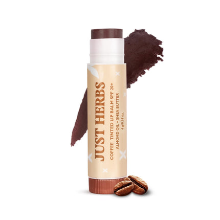 Just Herbs Tinted Lip Balm for Men and Women -4g