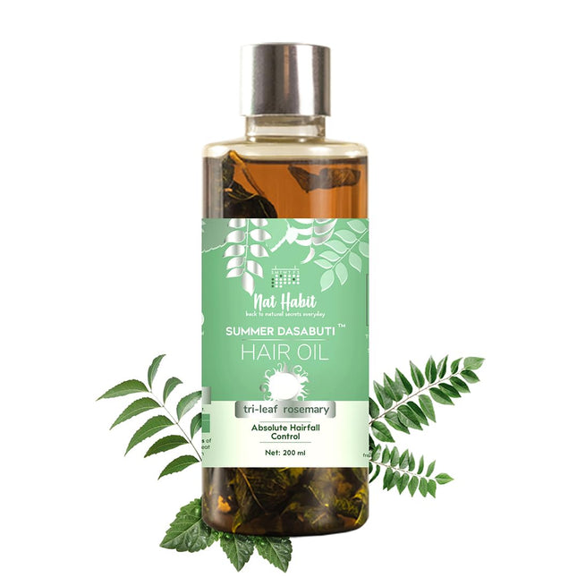 Nat Habit Tri-Leaf Rosemary Hair Oil -200ml