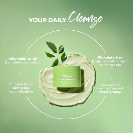 Earth Rhythm Matcha Green Tea Cleansing Balm-40gm