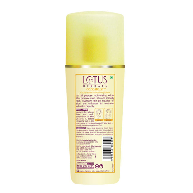 Lotus Herbals Cocomoist Cocoa Butter Moisturising Lotion, 170ml