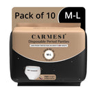 Carmesi Disposable Period Panties for Women & Girls - Pack of 10 (M-L)