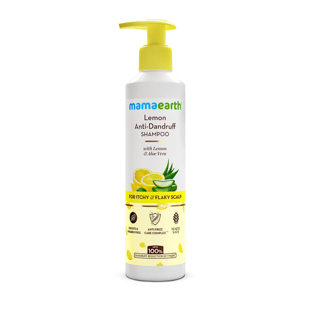 Mamaearth Lemon Anti-Dandruff Shampoo with Lemon-250 ml