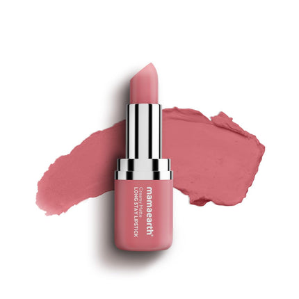 Mamaearth Creamy Matte Long Stay Lipstick with Murumuru Butter -4.2g