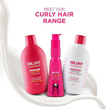 BBLUNT Curly Hair Shampoo with Coconut Water & Jojoba Oil - 300 ml