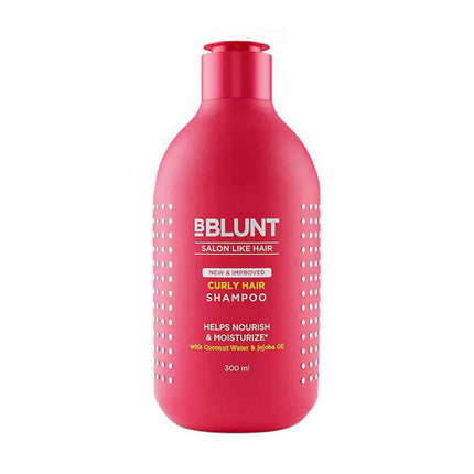 BBLUNT Curly Hair Shampoo with Coconut Water & Jojoba Oil - 300 ml