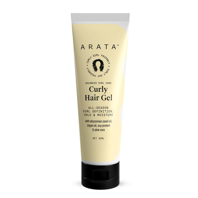 Arata Curl Hair Gel For Frizzy, Wavy, Curly Hair -50ml