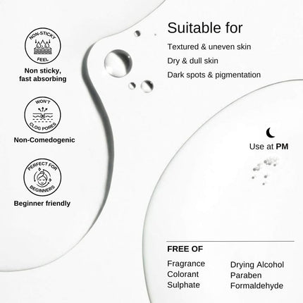 The Formularx Air Brush Facial - All In One Lactic Acid Serum-50gm
