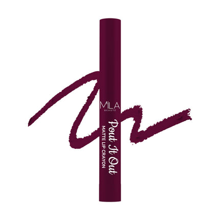 Mila Beauté Pout It Out Matte Lip Crayon-1.25g