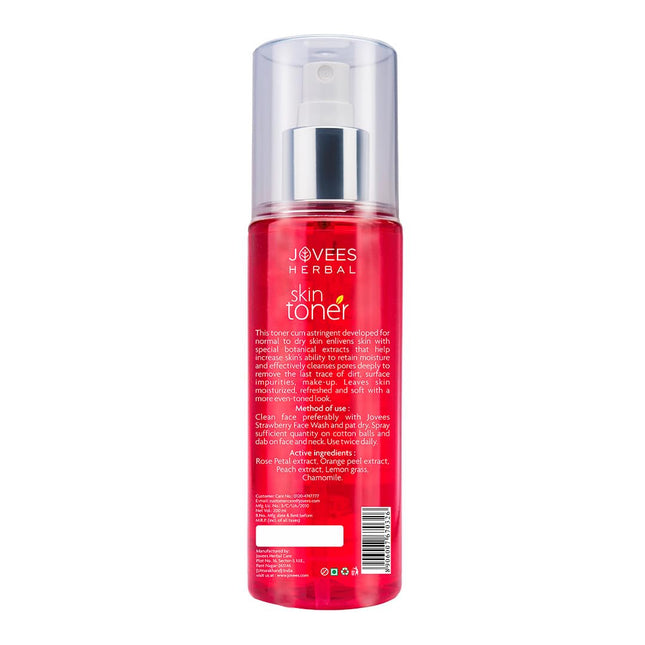 Jovees Herbal Rose Skin Toner For Normal to Dry Skin -200ml