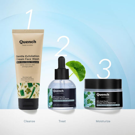 Quench 92% Snail Mucin Collagen Boost Moisturizer with Niacinamide & Hyaluronic Acid-50ML
