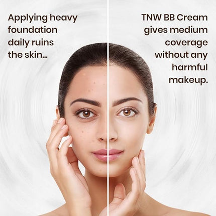 TNW-THE NATURAL WASH Ayurvedic With Saffron, Cucumber, Almond & SPF 30 BB Cream 30g