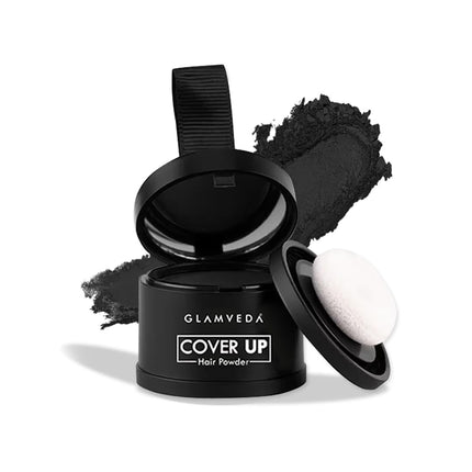 Glamveda Cover-Up Hair Powder - Black 4gm