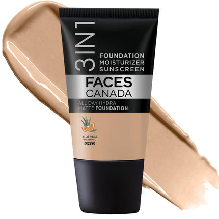 FACESCANADA Cream All Day Hydra Matte Foundation-18 ml