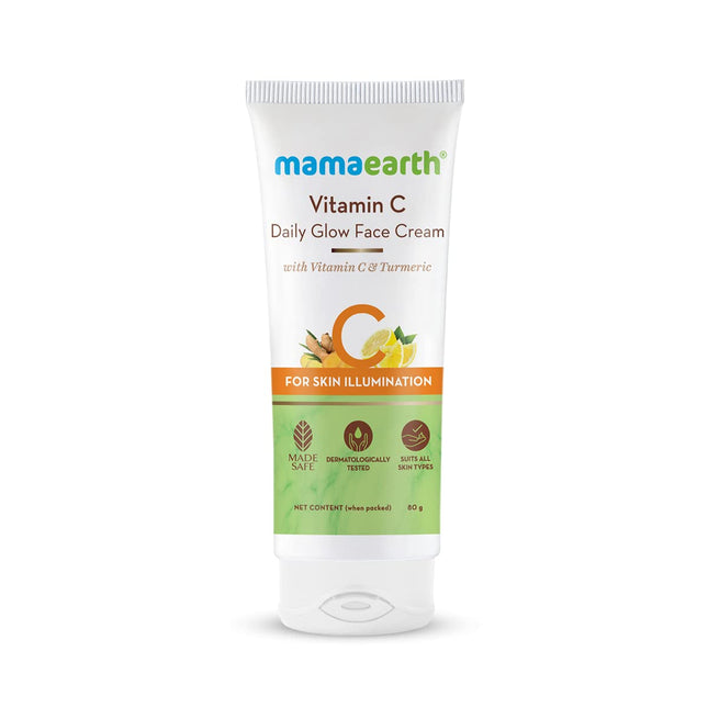 Mamaearth Vitamin C Daily Glow Face Cream -80g