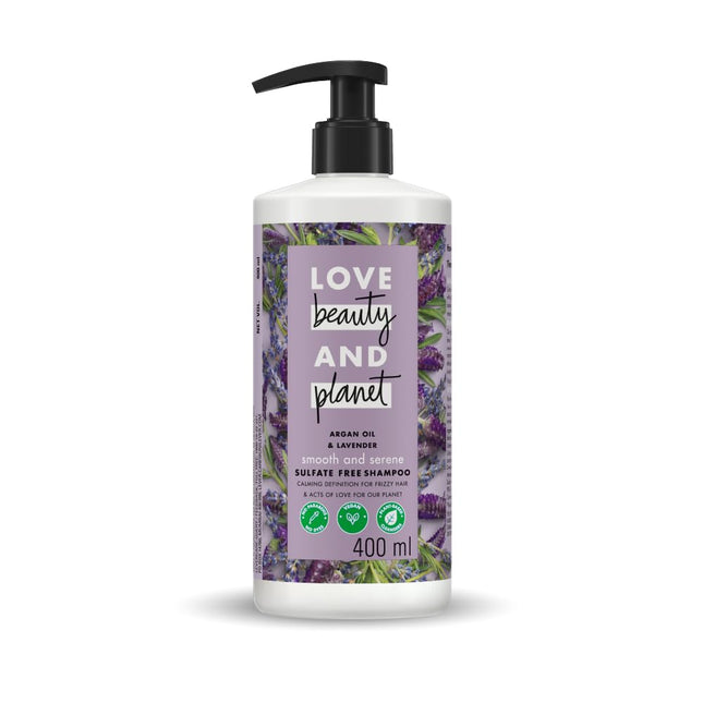 Love Beauty And Planet Argan Oil and Lavender Shampoo-400ml