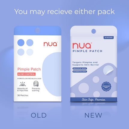 Nua Pimple Patch | 36 Hydrocolloid and Salicylic Acid Patches