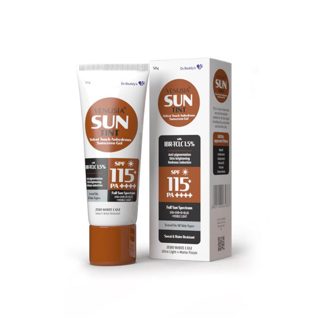 VENUSIA Dr. Reddy's Sun Tint SPF 115|India's First Sunscreen -50G