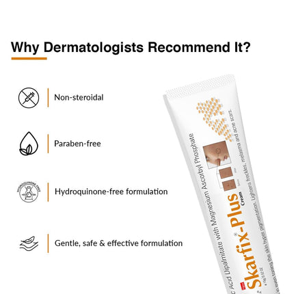 Fixderma 2% Kojic Acid + 1% Arbutin Skarfix-Plus Scar Removal Cream -15 g