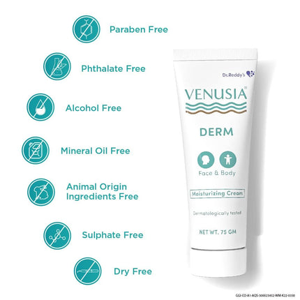 Dr. Reddy's Venusia Derm Moisturizing Cream -75 g