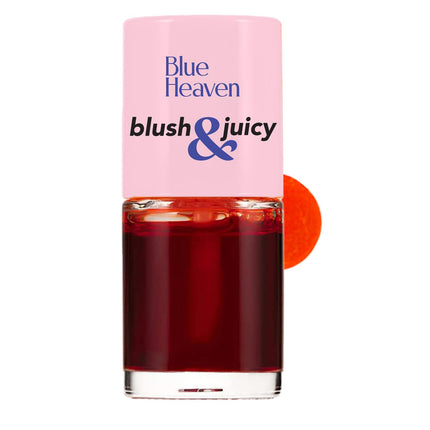 Blue Heaven Blush & Juicy Lip & Cheek Tint Infused with Pomegranate & Strawberry-9ml