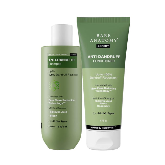 Bare Anatomy Anti-Dandruff Shampoo & Conditioner Combo 250ml + 175gm